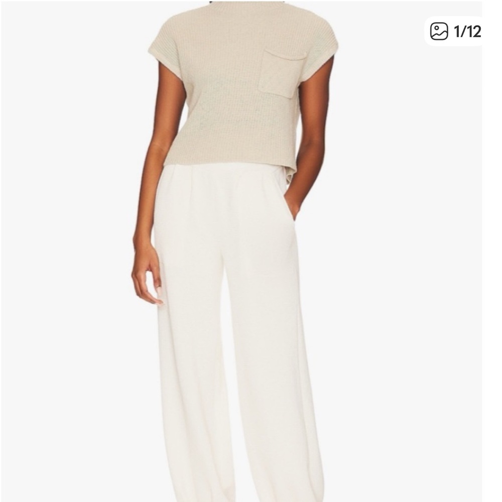 Free People Beach Sweater Set Oatmeal